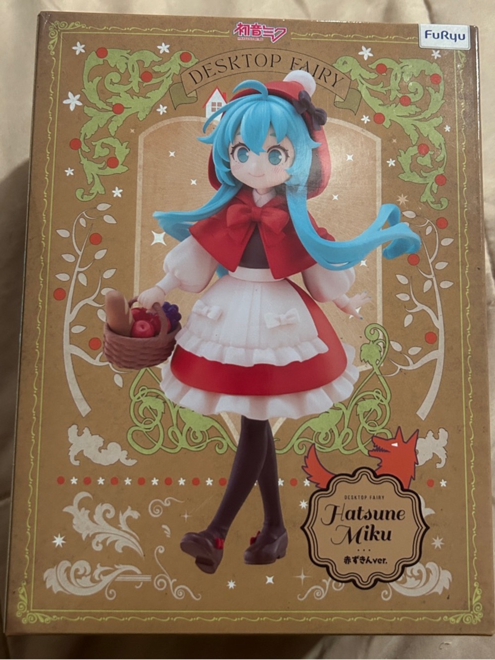 Ryu Hatsune Miku Desktop Fairy Figure in Blue, Red & White